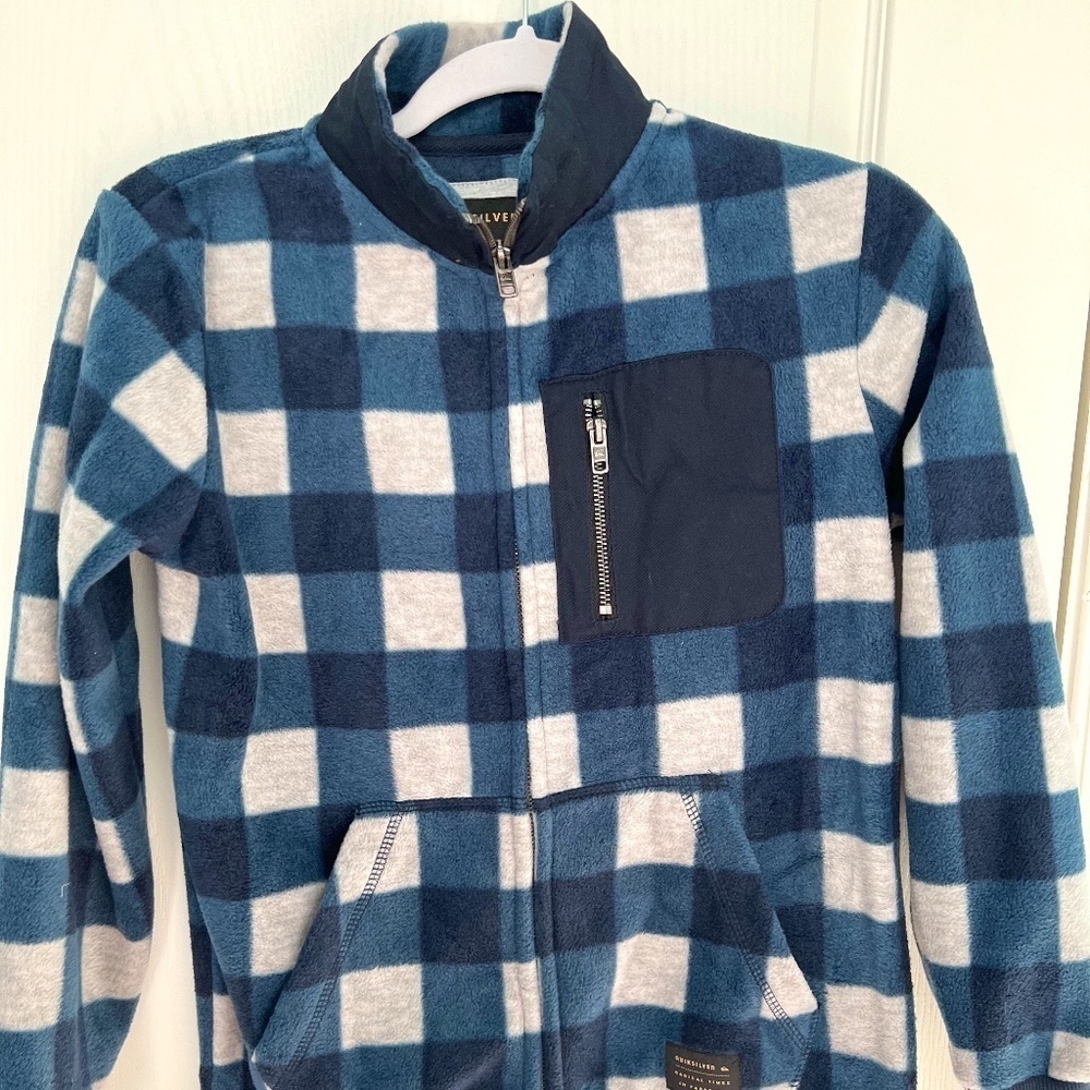 Boys checkers jacket size medium, brand new